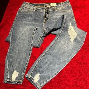 INC JEANS SKINNY LEG REGULAR MID RISE SIZE 14